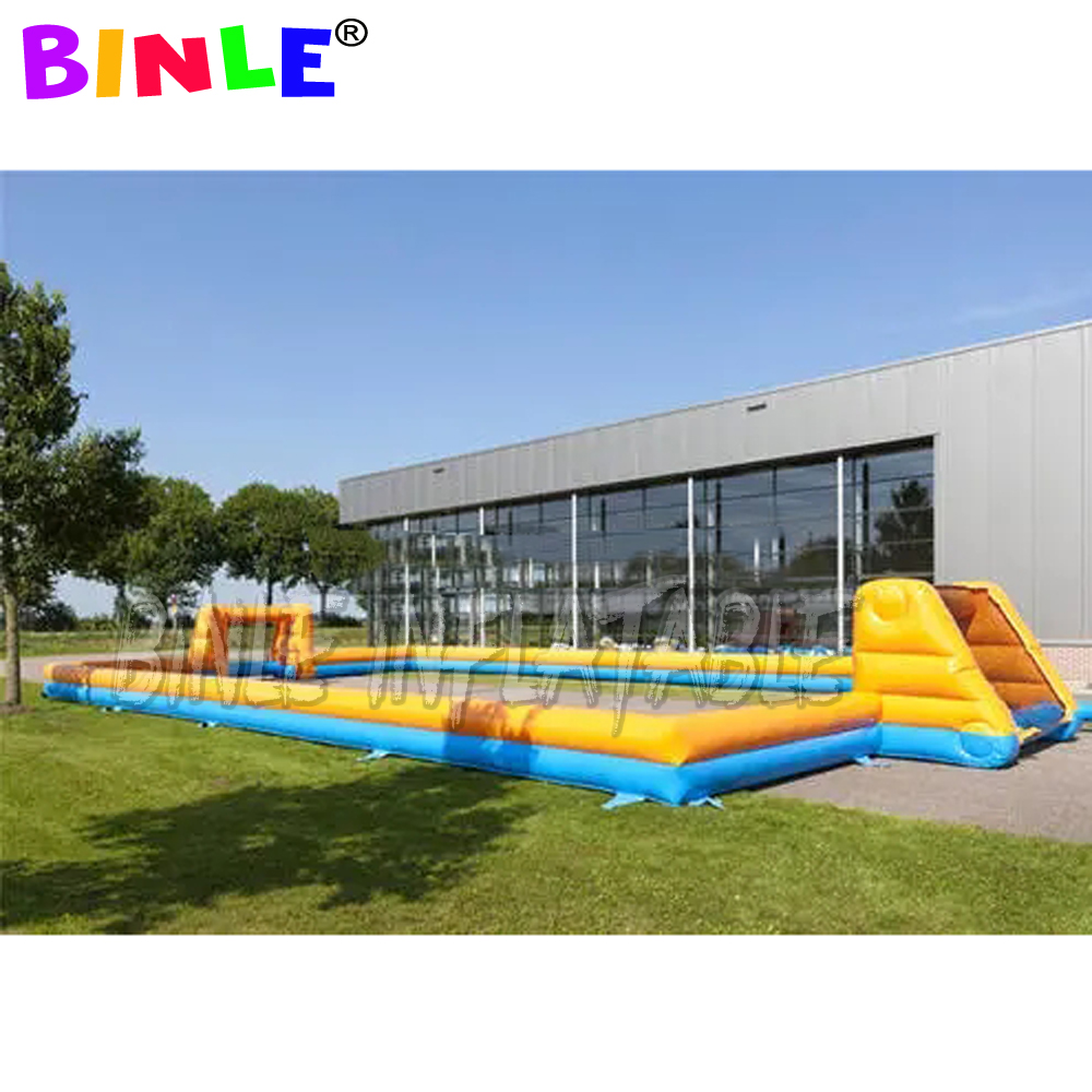 Custom portable blow up Inflatable football Pitch,Inflatables soccer field,aerated footballs Court Arena for outdoor game