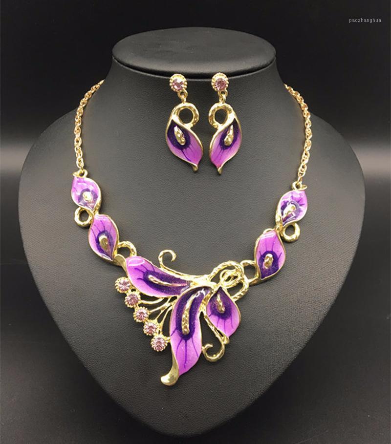 Earrings & Necklace Fashion African Jewelry Sets Party Set Colorful Crystal Charming Bridal Wedding, Silver
Earrings & Necklace Fashion African Jewelry Sets Party Set Colorful Crystal Charming Bridal Wedding, Silver