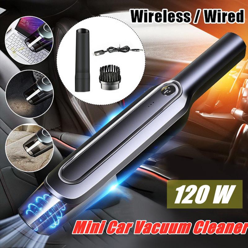 Vacuum Cleaner 120W Car Wireless Wired Portable Handheld Duster Dirt Suction Vehicle Auto Cleaning Tool
Vacuum Cleaner 120W Car Wireless Wired Portable Handheld Duster Dirt Suction Vehicle Auto Cleaning Tool