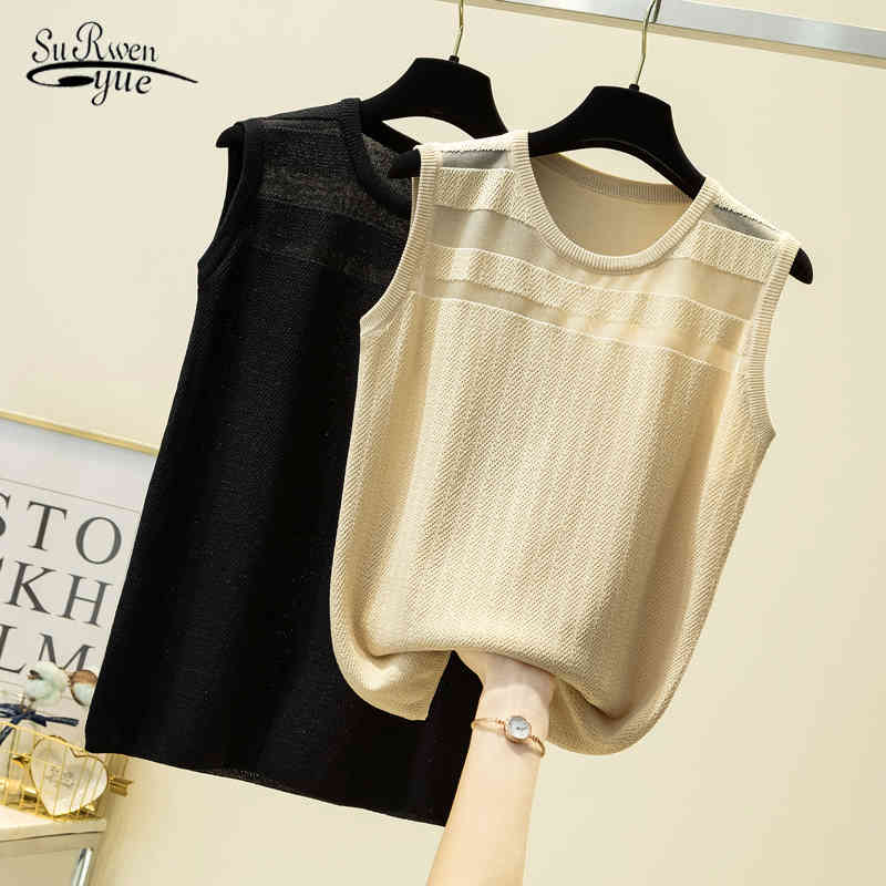 Korean Fashion Clothing Women Tank Top Blusas Mujer De Moda Casual Plus Size O Neck Sleeveless Tops Vest Female 9832 210521, Black
Korean Fashion Clothing Women Tank Top Blusas Mujer De Moda Casual Plus Size O Neck Sleeveless Tops Vest Female 9832 210521, Black