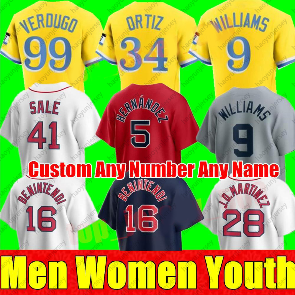 2022 Men Women Youth 34 David Ortiz Chris Sale Jerseys City Connect 11 Rafael Devers red Bogaerts Verdugo Yastrzemski J.D. Martinez sox Custom Baseball Jersey, As shown in illustration
2022 Men Women Youth 34 David Ortiz Chris Sale Jerseys City Connect 11 Rafael Devers red Bogaerts Verdugo Yastrzemski J.D. Martinez sox Custom Baseball Jersey, As shown in illustration