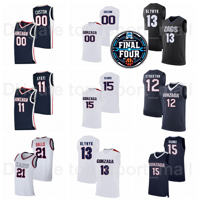 NCAA Basketball Final Four College 11 Domantas Sabonis Jersey Gonzaga Bulldogs 21 Rui Hachimura 15 Brandon Clarke 13 Kelly Olynyk 12 John Stockton, Black
NCAA Basketball Final Four College 11 Domantas Sabonis Jersey Gonzaga Bulldogs 21 Rui Hachimura 15 Brandon Clarke 13 Kelly Olynyk 12 John Stockton, Black