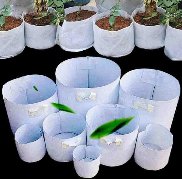 Non-Woven Fabric Reusable Soft-Sided Highly Breathable Grow Pots Planting Bag with Handles Price Large Flower Planter
Non-Woven Fabric Reusable Soft-Sided Highly Breathable Grow Pots Planting Bag with Handles Price Large Flower Planter