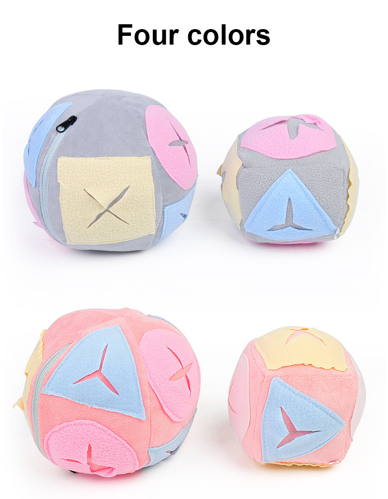 Dog Nosework Snuffle Toy Dog Puppy Sniffing Ball IQ Treat Feeding Toys Food Dispensing Pet Biting Ball Intelligence Training Toy