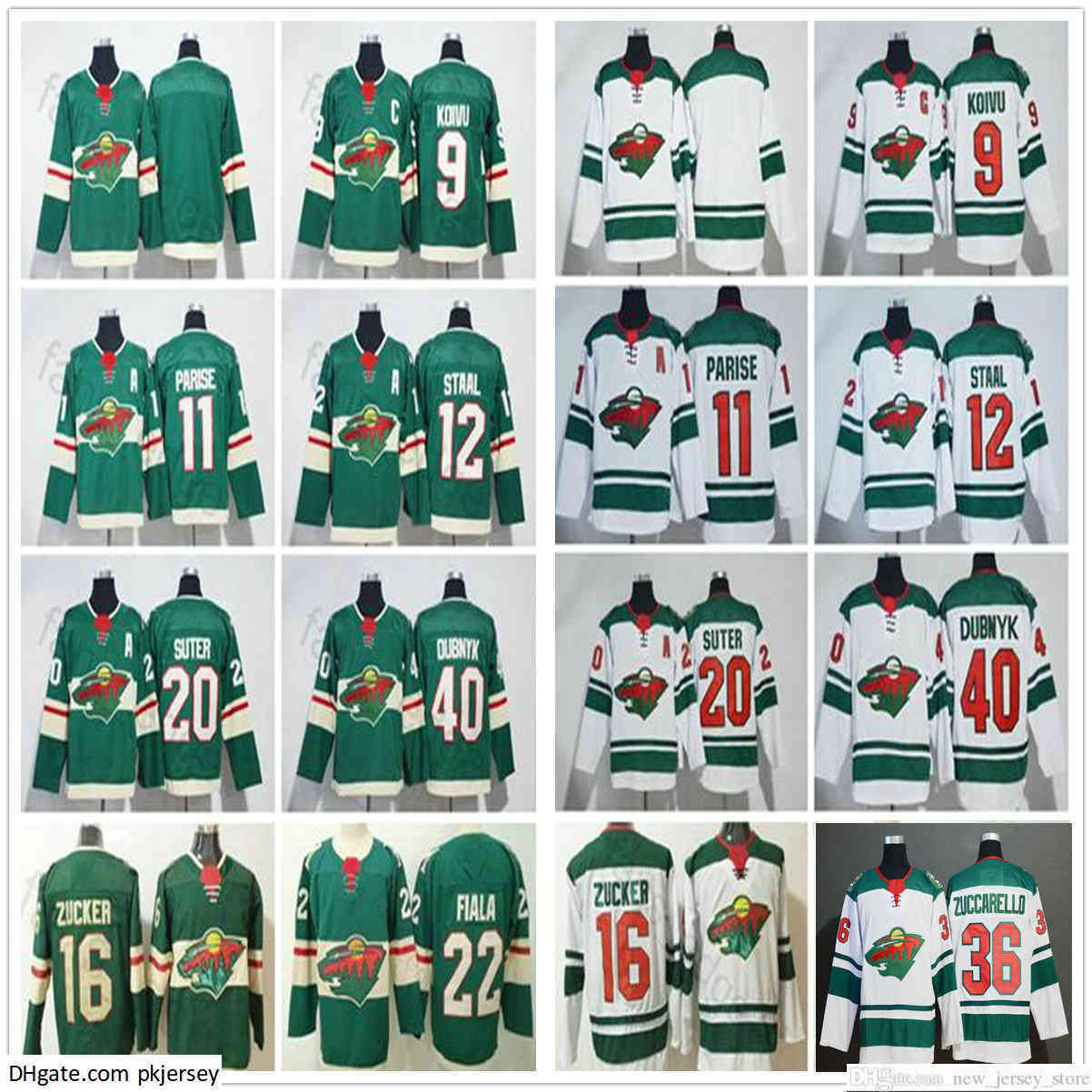 2020 2021 Minnesota Wild Mikko Koivu Zach Parise Eric Staal Jason Zucker Kevin Fiala Ryan Suter Mats Zuccarello Devan Dubnyk Ice Hockey Jerseys, Black;red
2020 2021 Minnesota Wild Mikko Koivu Zach Parise Eric Staal Jason Zucker Kevin Fiala Ryan Suter Mats Zuccarello Devan Dubnyk Ice Hockey Jerseys, Black;red
