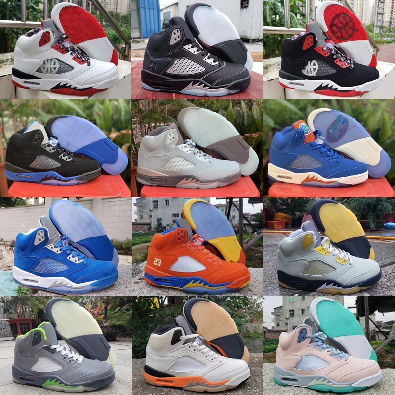 2022 Top 5 5s basketball Shoes Bluebird Racer Blue raging red Shattered Backboard what the UNC Alternate Grape black metallic men sneakers mens trainers, As shown 1
2022 Top 5 5s basketball Shoes Bluebird Racer Blue raging red Shattered Backboard what the UNC Alternate Grape black metallic men sneakers mens trainers, As shown 1