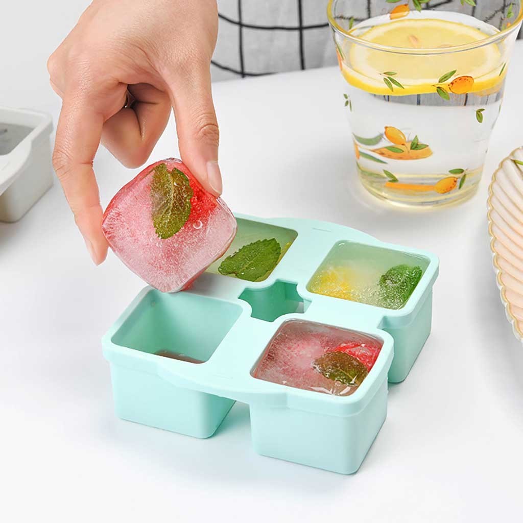 New special party creative ice house food grade silicone ice non-toxic, odourless, durable, easy to clean