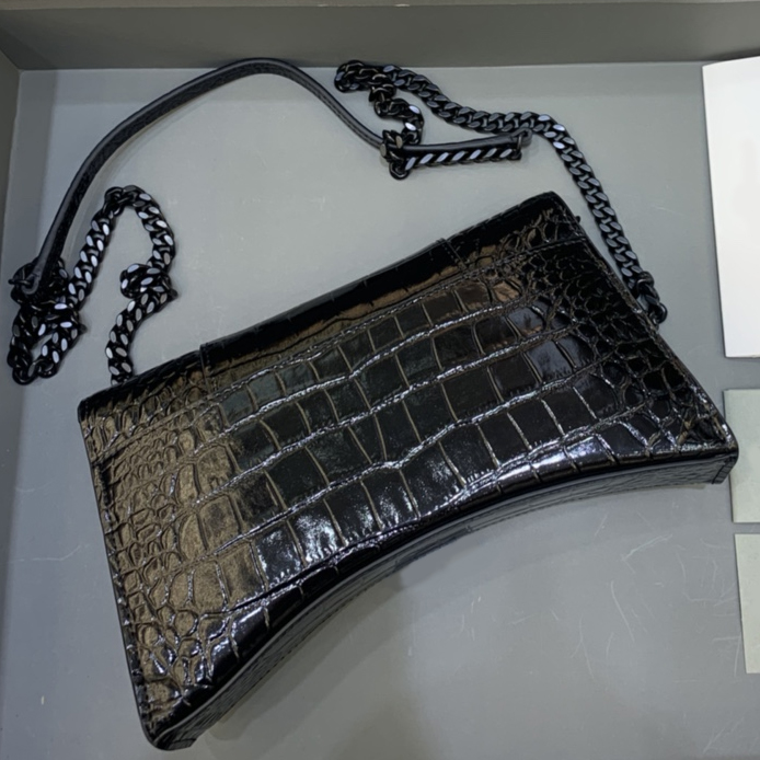 Luxury Designers Brand Crossbody Bags Crocodile Texture Leather Design 2022 Newest Fashion Hardware Chain Shoulder Bag Classic Cross-body Bag For Women, Black-black hardware
Luxury Designers Brand Crossbody Bags Crocodile Texture Leather Design 2022 Newest Fashion Hardware Chain Shoulder Bag Classic Cross-body Bag For Women, Black-black hardware