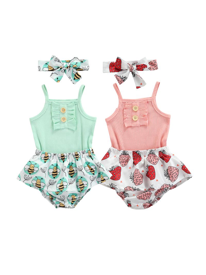 Clothing Sets 3 Pcs Born Summer Outfits, Baby Girls Solid Color Sleeveless Square Collar Romper + Printed Ruffle Shorts Headband, White
Clothing Sets 3 Pcs Born Summer Outfits, Baby Girls Solid Color Sleeveless Square Collar Romper + Printed Ruffle Shorts Headband, White
