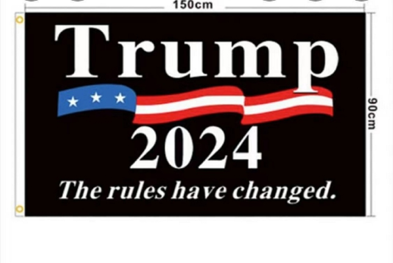 Trump 2024 Flag Make America Great Again High Quality Direct Factory Stock Double Stitched 3x5fts 90*150cm for Decoration
Trump 2024 Flag Make America Great Again High Quality Direct Factory Stock Double Stitched 3x5fts 90*150cm for Decoration
