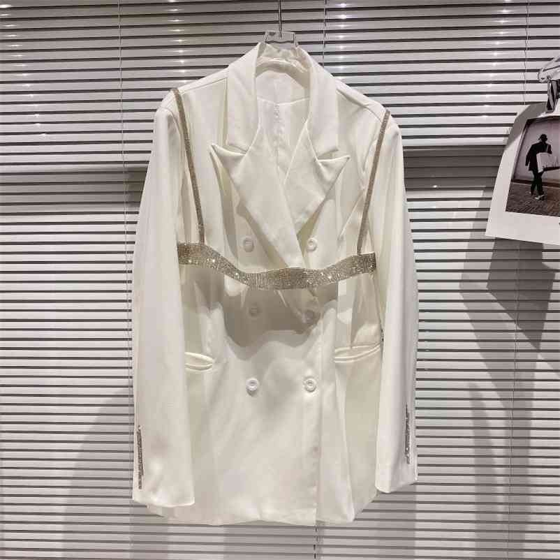Women Bling Outer Tower Design Suit Long Sleeve Straight Two Piece Set Fashion Spring Summer 11B062 210525, Black
Women Bling Outer Tower Design Suit Long Sleeve Straight Two Piece Set Fashion Spring Summer 11B062 210525, Black