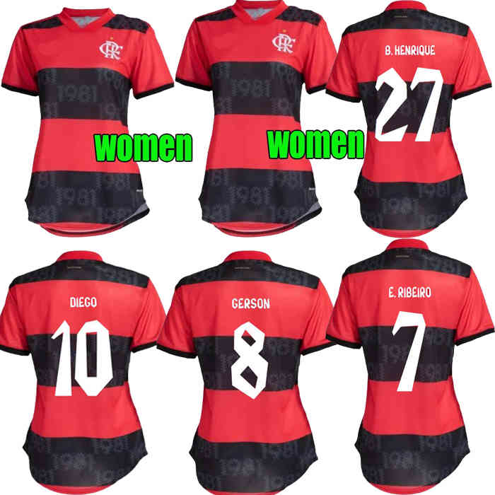 21 22 Women Flamengo Soccer jersey 2021 Home DIEGO E. RIBEIRO PEDRO Lady Shirt GERSON GABI Away DE ARRASCAETA girl football uniform, Black;yellow
21 22 Women Flamengo Soccer jersey 2021 Home DIEGO E. RIBEIRO PEDRO Lady Shirt GERSON GABI Away DE ARRASCAETA girl football uniform, Black;yellow