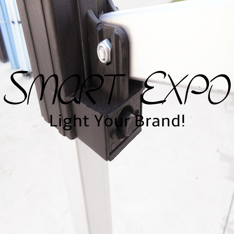 10*10ft Outdoor Gazebo Tent Advertising Display Folding Canopy for Vendors with Aluminum Frame 600D Top Printing Wheeled Bag