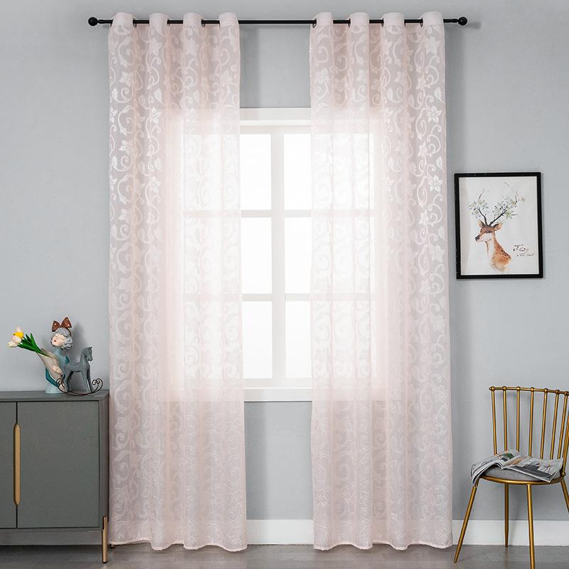 Curtain & Drapes Curtains For Living Room Jacquard Floral Sheer Pink White Nordic Modern Geometric Villa Sliding Door Balcony Window
Curtain & Drapes Curtains For Living Room Jacquard Floral Sheer Pink White Nordic Modern Geometric Villa Sliding Door Balcony Window