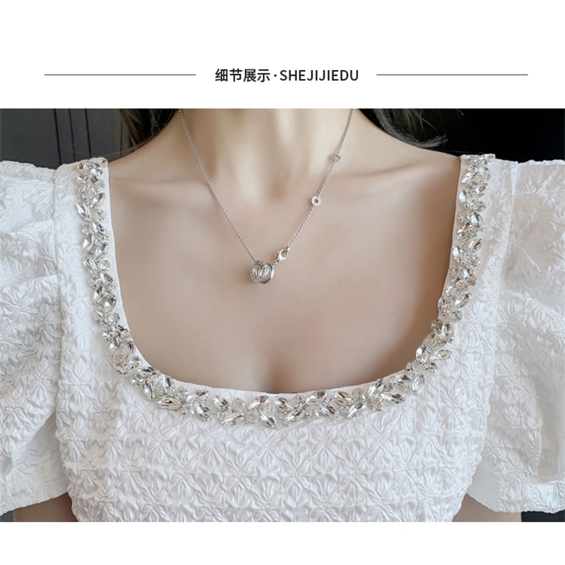 Fashion Women Sweet Dresses Summer White Puff Sleeve Diamond Square Collar High Waist Slim Dress 210519