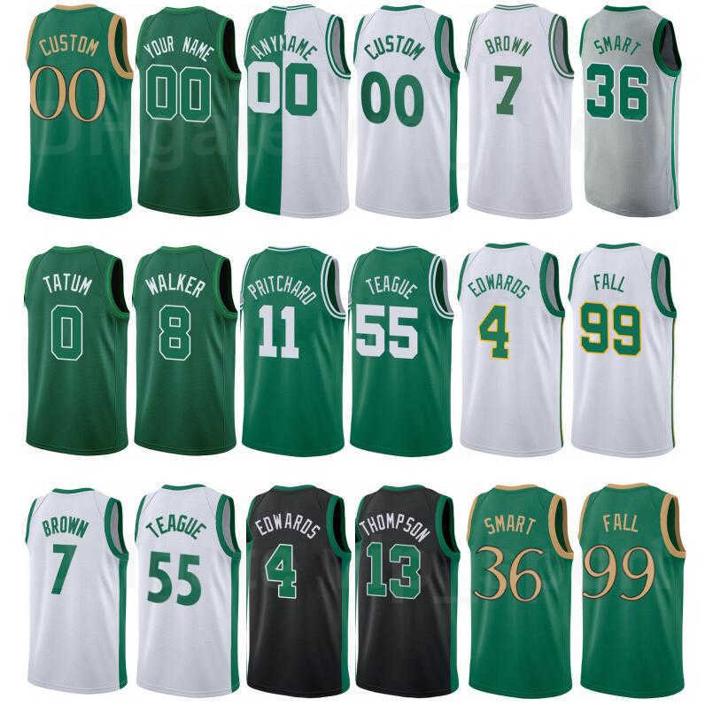 Screen Print Basketball Jayson Tatum Jersey Kemba Walker Marcus Smart Payton Pritchard Tristan Thompson Tacko Fall City Earned Edition, Green
Screen Print Basketball Jayson Tatum Jersey Kemba Walker Marcus Smart Payton Pritchard Tristan Thompson Tacko Fall City Earned Edition, Green