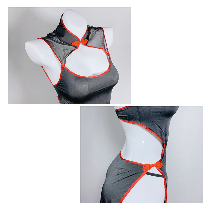Womens Devil Cosplay Lingerie Lolita Vintage Vampire Costumes Sexy Backless Long Fancy Dress 210402