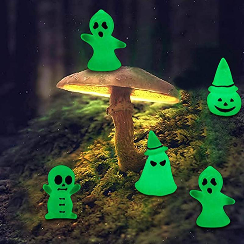 Party Decoration 1/4pcs Mini Luminous Ornament For Halloween Theme Cartoon Resin Pumpkin Ghost Figurines Creative Props Decor
Party Decoration 1/4pcs Mini Luminous Ornament For Halloween Theme Cartoon Resin Pumpkin Ghost Figurines Creative Props Decor