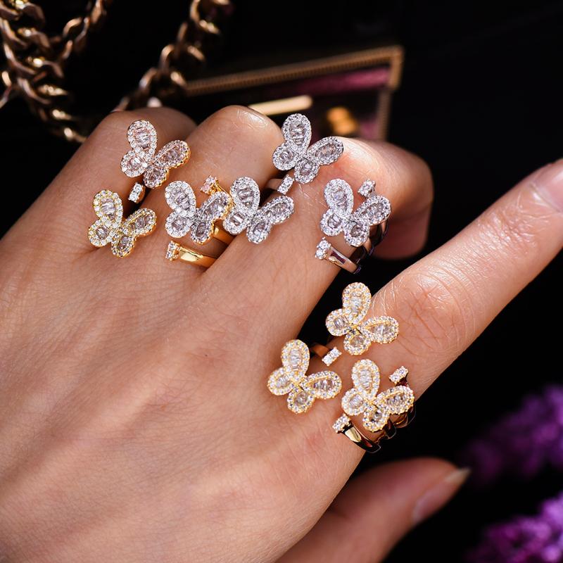 Cluster Rings GODKI Trendy 3 Butterflies Resizable For Women Cubic Zircon Finger Beads Charm Ring Bohemian Beach Jewelry Gift
Cluster Rings GODKI Trendy 3 Butterflies Resizable For Women Cubic Zircon Finger Beads Charm Ring Bohemian Beach Jewelry Gift