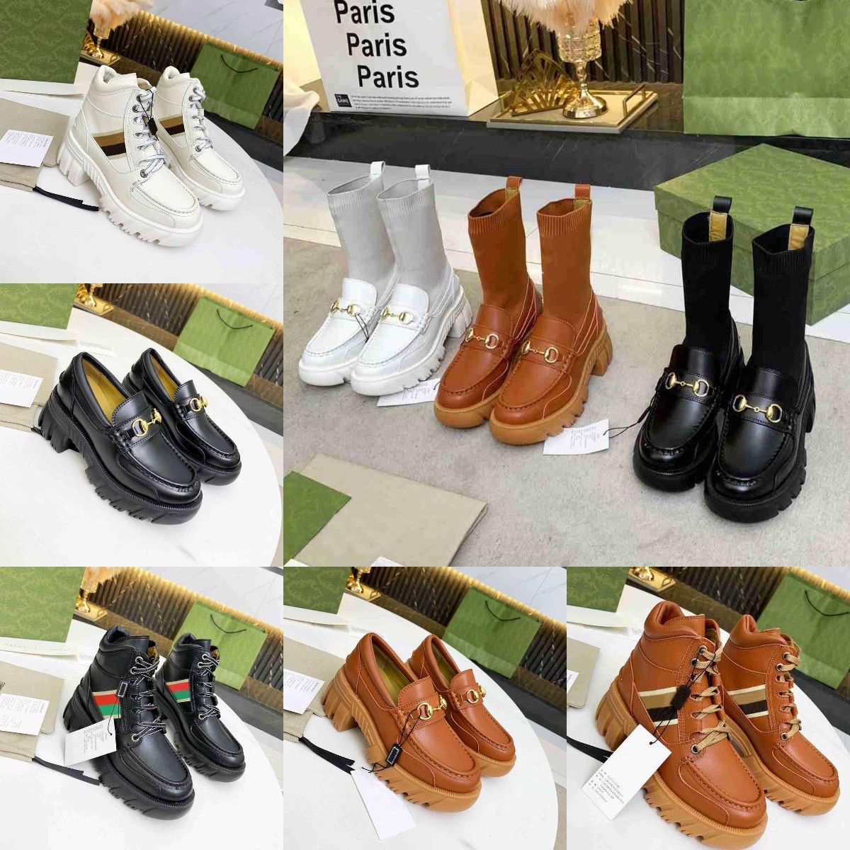 Designer Women Boots Bee Thick Sole Platform 5CM Socks Shoes Ladies Title Buckle Horse Short Ankle Boot Cowhide Genuine Leather Diamonds High Top Shoe Box 35-41
Designer Women Boots Bee Thick Sole Platform 5CM Socks Shoes Ladies Title Buckle Horse Short Ankle Boot Cowhide Genuine Leather Diamonds High Top Shoe Box 35-41