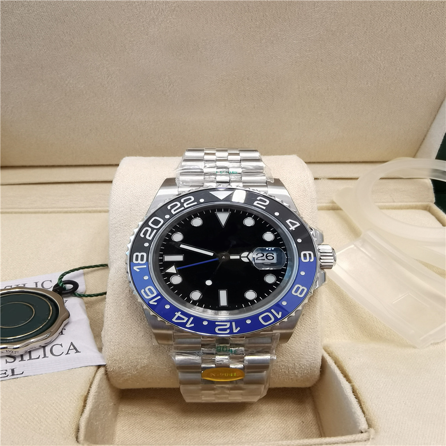 Basel world Fashion waterproof AAA+ Luxury watch Ceramic Bezel Automatic Cal.3285 Movement Steel Bracelet Gmt 40MM Batman 126710BLNR Watches
Basel world Fashion waterproof AAA+ Luxury watch Ceramic Bezel Automatic Cal.3285 Movement Steel Bracelet Gmt 40MM Batman 126710BLNR Watches