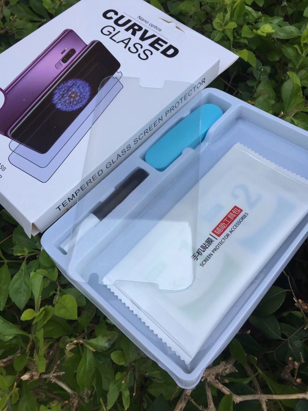 UV Tempered Glass Screen Protector For Samsung S23 S24 S21 S22 plus S23 Ultra Note 10 Pro S20 Ultra S10 Plus S9 3D Full Liquid Glue