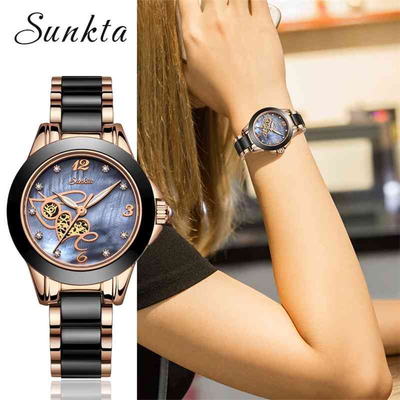 SUNKTA Rose Gold Watch Women Quartz Watches Ladies Top Brand Luxury Female Wrist Watch Girl Clock Wife Gift Relogio Feminino 210517, Sliver white
SUNKTA Rose Gold Watch Women Quartz Watches Ladies Top Brand Luxury Female Wrist Watch Girl Clock Wife Gift Relogio Feminino 210517, Sliver white