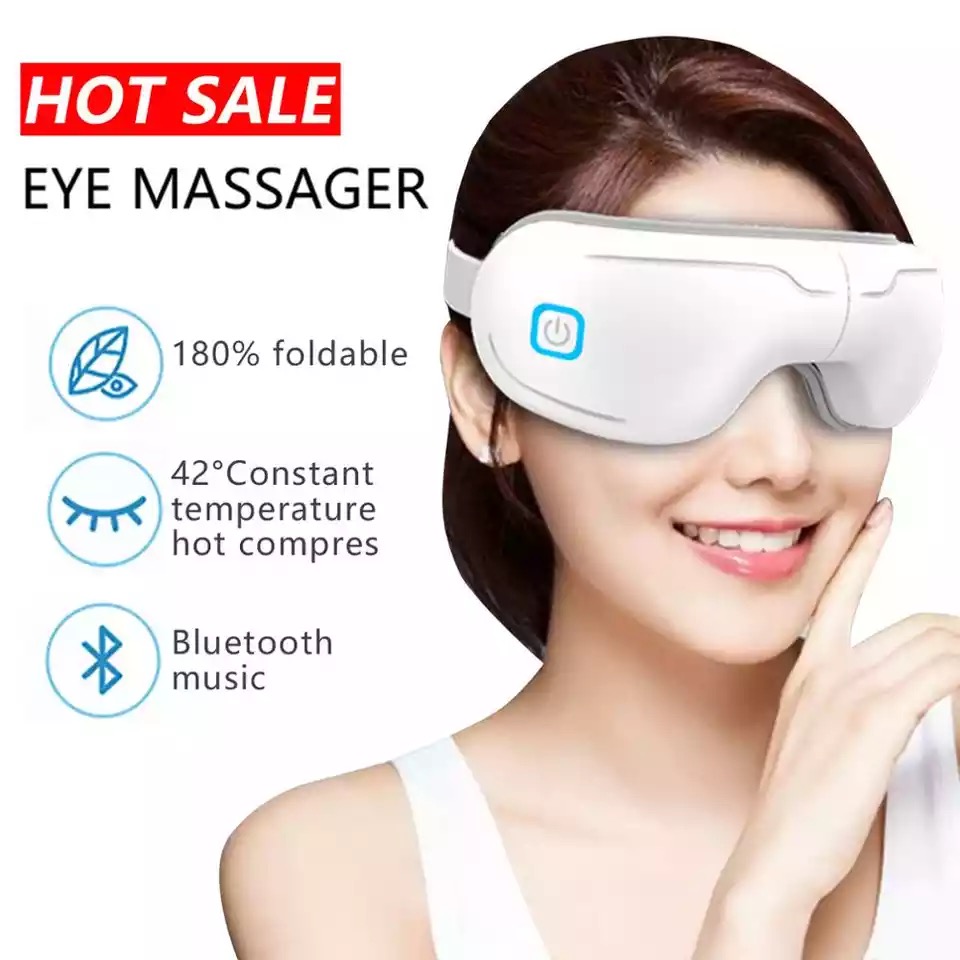 4D Eye Massager Smart Airbag Vibration Eye Care Instrument Eye Massager Fatigue Relief Hot Compress Massager & Improve Sleep
4D Eye Massager Smart Airbag Vibration Eye Care Instrument Eye Massager Fatigue Relief Hot Compress Massager & Improve Sleep