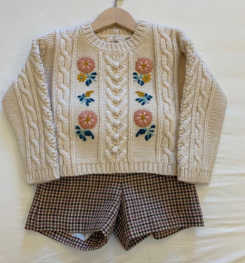 Pullover Pre-sale 11.15 Ship Children's Knitted Hand-embroidered Exquisite Sweater Comfortable Girl's
Pullover Pre-sale 11.15 Ship Children's Knitted Hand-embroidered Exquisite Sweater Comfortable Girl's
