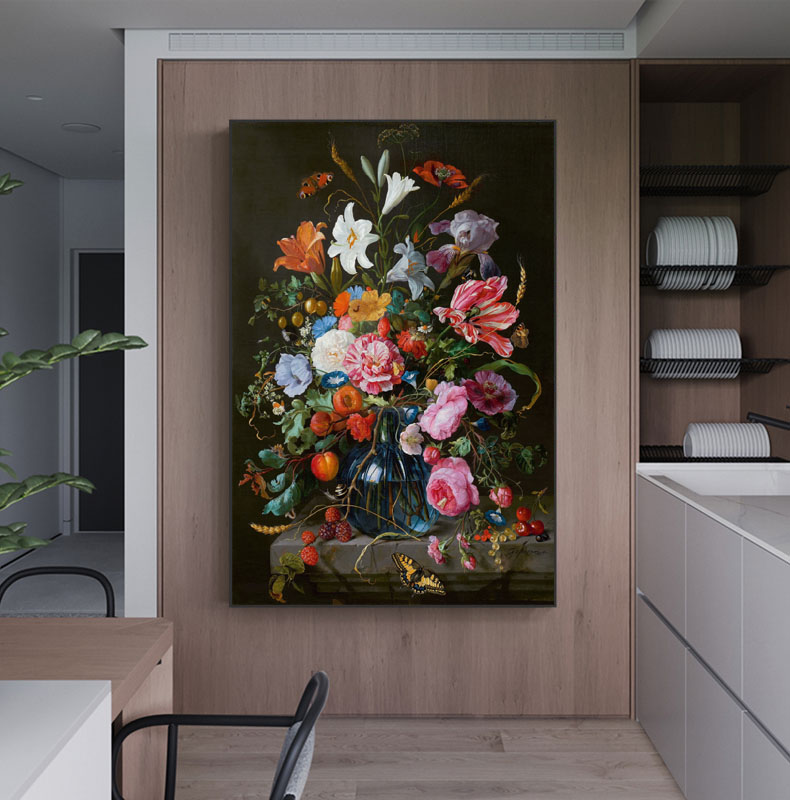 Modern Large Size Red Rose Poster Wall Art Canvas Painting Beautiful Flower Picture HD Printing For Living Room Bedroom Decor