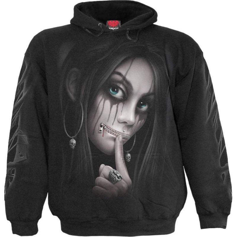 Horror Girl Pattern 3D Printing Hoodie Visual Impact Party Top Punk Gothic Round Neck High Quality American Sweater Hoodie, Black
Horror Girl Pattern 3D Printing Hoodie Visual Impact Party Top Punk Gothic Round Neck High Quality American Sweater Hoodie, Black