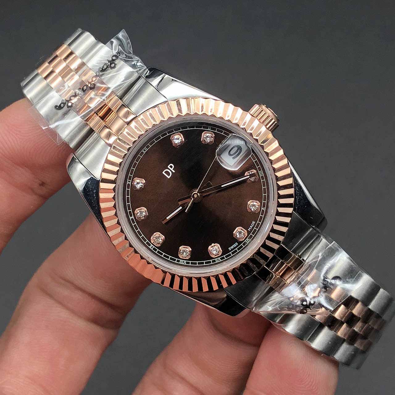 Women Watch White Shell Dial President Women Stainless Watches Sapphire Glass Lowest Price Womens Ladies Automatic Mechanical Wristwatch 31mm, Slivery;brown
Women Watch White Shell Dial President Women Stainless Watches Sapphire Glass Lowest Price Womens Ladies Automatic Mechanical Wristwatch 31mm, Slivery;brown