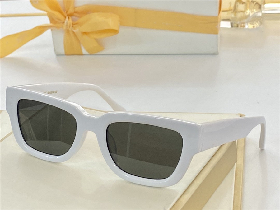 New Rectangular full frame sunglasses with bevel design Stereo letter logo high quality Unisex glasses Summer UV400 protective sunglasses Z1505E