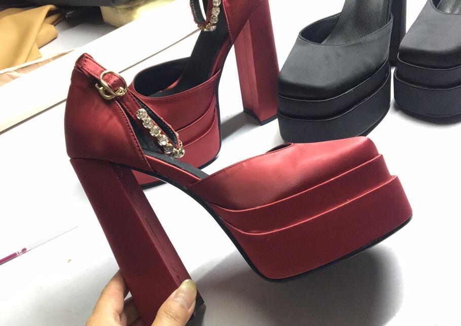 Hot Sale-Dress Shoes Fashion Waterproof Platform Square Head Hollow Foot Nude Rhinestone Chain Solid Color Baotou Satin High-heel, Yellow
Hot Sale-Dress Shoes Fashion Waterproof Platform Square Head Hollow Foot Nude Rhinestone Chain Solid Color Baotou Satin High-heel, Yellow