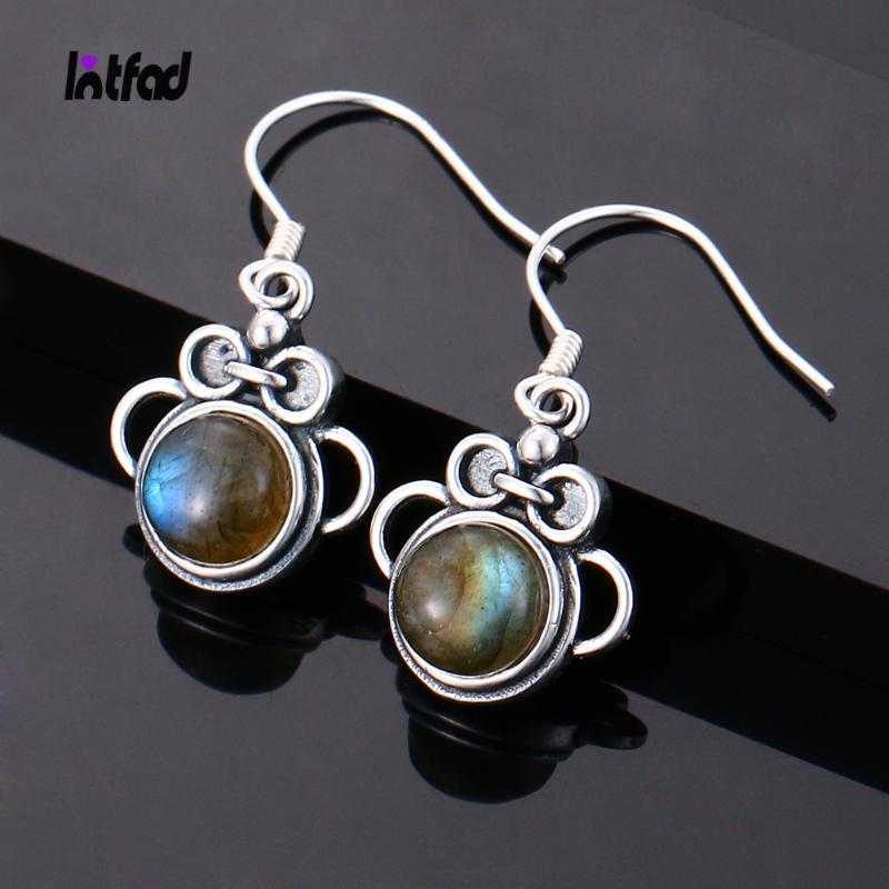 Dangle & Chandelier Natural Labradorite Drop Earrings Vintage 925 Silver For Women Cute Bear Shaped Jewelry Party Gift
Dangle & Chandelier Natural Labradorite Drop Earrings Vintage 925 Silver For Women Cute Bear Shaped Jewelry Party Gift