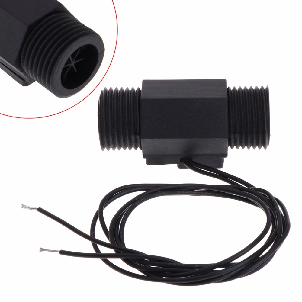 Magnetic Plastic Water Stream Sensor Switch G1/2 For Laser Lassen Cutting Machine