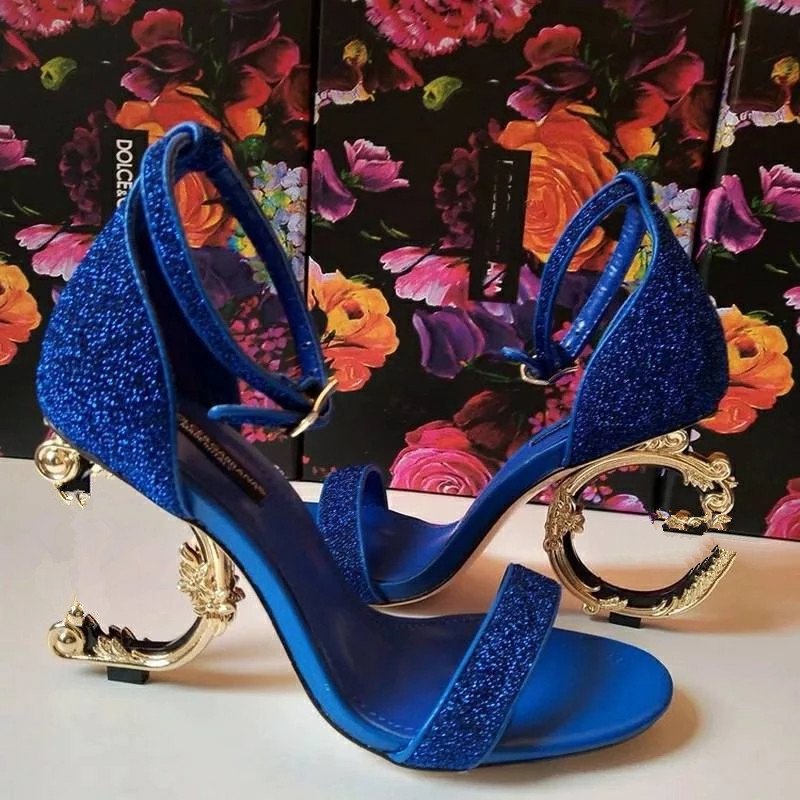 Women Designer High Heels Shoes Metal Decoration Luxurious Sexy Ladies Sandals For Woman Clubwear Open Toe Genuine Leather Irregular Strange D Heel Sandal, Khaki
Women Designer High Heels Shoes Metal Decoration Luxurious Sexy Ladies Sandals For Woman Clubwear Open Toe Genuine Leather Irregular Strange D Heel Sandal, Khaki