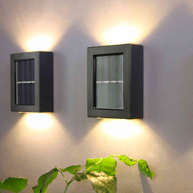 2PCS/Set LED Wall Light Outdoor Waterproof IP65 Porch Garden Wall Lamp Sconce Balcony Terrace Decoration Lighting Lamp