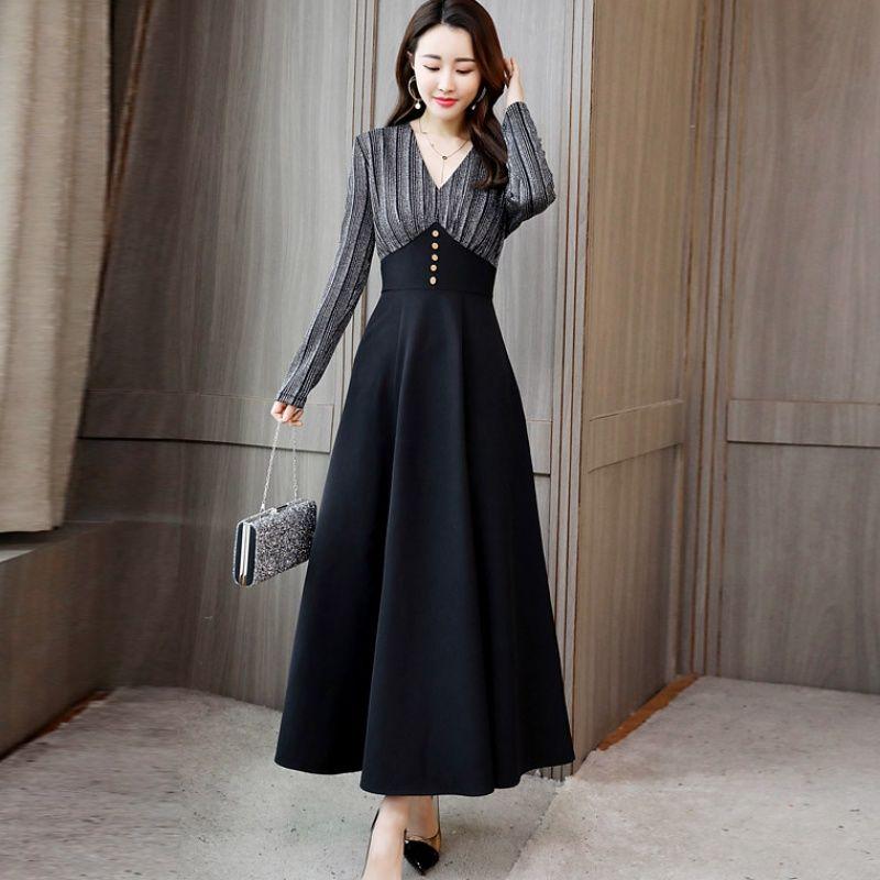 Casual Dresses Women 2021 Spring Autumn Long Sleeve A-line Female Oversized Patchwork Knitted Dress Ladie Vintage Sweater P167, Burgundy
Casual Dresses Women 2021 Spring Autumn Long Sleeve A-line Female Oversized Patchwork Knitted Dress Ladie Vintage Sweater P167, Burgundy