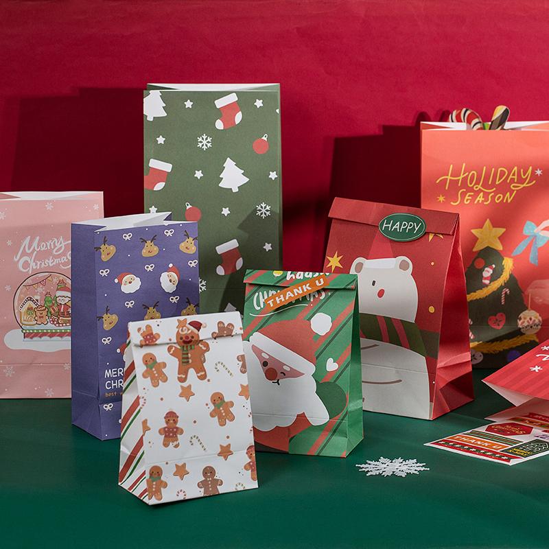 Gift Wrap 6 PCS Christmas Bags Bulk Set For Wrapping Holiday Gifts, Recyclable Festival With Snowman, Reindeer, Tree,Gin
Gift Wrap 6 PCS Christmas Bags Bulk Set For Wrapping Holiday Gifts, Recyclable Festival With Snowman, Reindeer, Tree,Gin