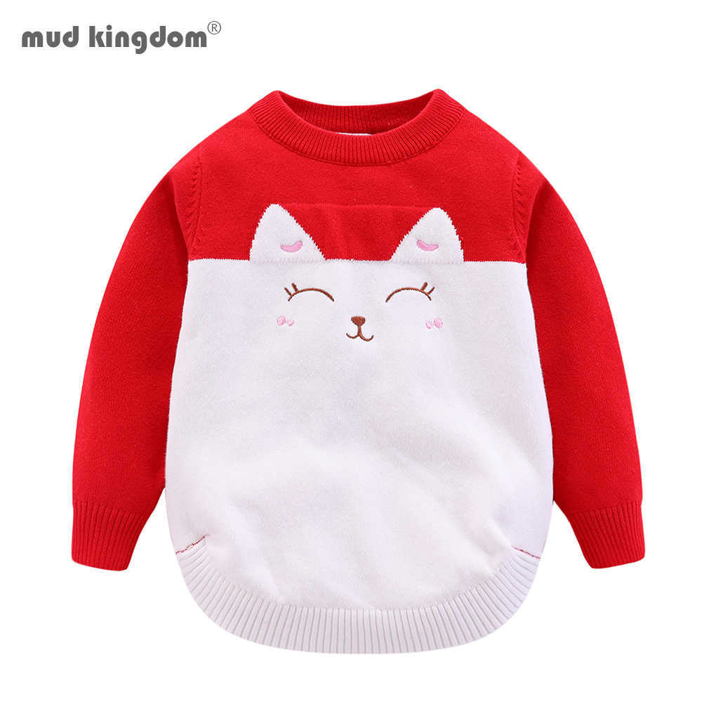Mudkingdom Little Girls Sweaters Cute Cat Colorblock Pullover Long Sleeve Knitted Tops 210615, Navy blue
Mudkingdom Little Girls Sweaters Cute Cat Colorblock Pullover Long Sleeve Knitted Tops 210615, Navy blue