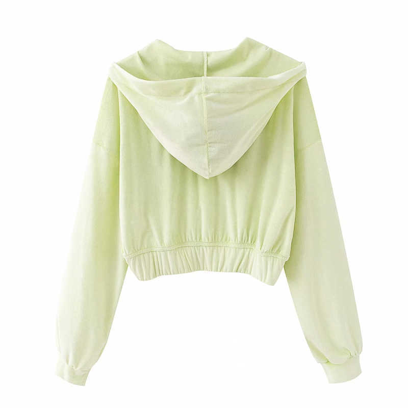 oversize women green short hoodies fashion ladies loose hoodie streetwear female chic girls cute pullovers 210527