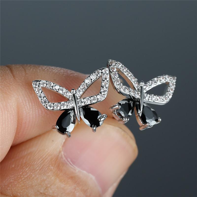 Stud Multicolor Zircon Animal Earrings Black Crystal Hollow Female Cute Small Butterfly For Women Boho Jewelry
Stud Multicolor Zircon Animal Earrings Black Crystal Hollow Female Cute Small Butterfly For Women Boho Jewelry