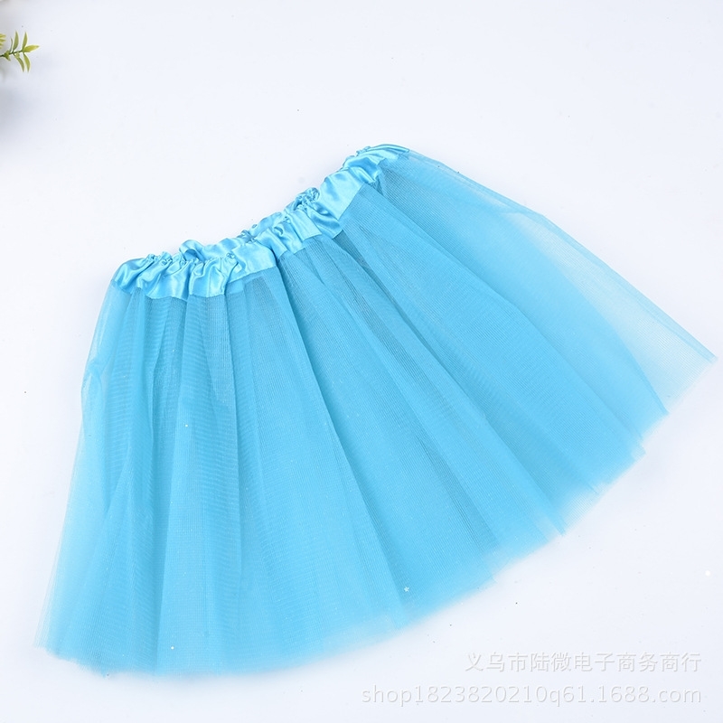 girls tutu skirt princess three layer mesh pompous half length children's ballet dance skirt straight, White
girls tutu skirt princess three layer mesh pompous half length children's ballet dance skirt straight, White