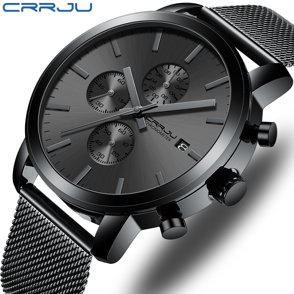 2021 CRRJU Quartz Date watch for men Luxury Brand Black Fashion Sports mens watches Waterproof Chronograph Male Clock relogiog, Blue
2021 CRRJU Quartz Date watch for men Luxury Brand Black Fashion Sports mens watches Waterproof Chronograph Male Clock relogiog, Blue