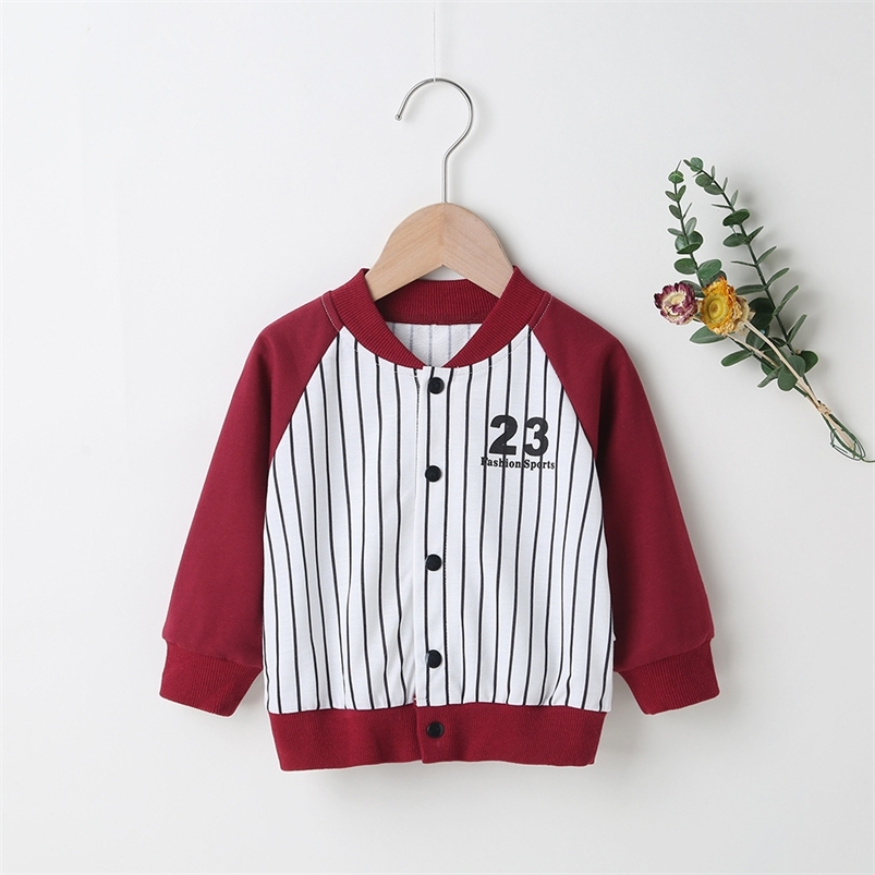Winter Children Casual Cotton Knitted Long Sleeve Single Breasted Patchwork Striped Number Baby Girls T-shirt 0-2T 210629, Red
Winter Children Casual Cotton Knitted Long Sleeve Single Breasted Patchwork Striped Number Baby Girls T-shirt 0-2T 210629, Red