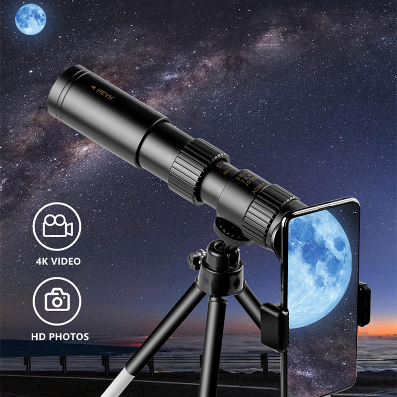 4K 10-300x40 Monocular Telescope Compact Retractable HD Zoom Monocular Binoculars Light Night Vision Scope Hunting Camping
4K 10-300x40 Monocular Telescope Compact Retractable HD Zoom Monocular Binoculars Light Night Vision Scope Hunting Camping