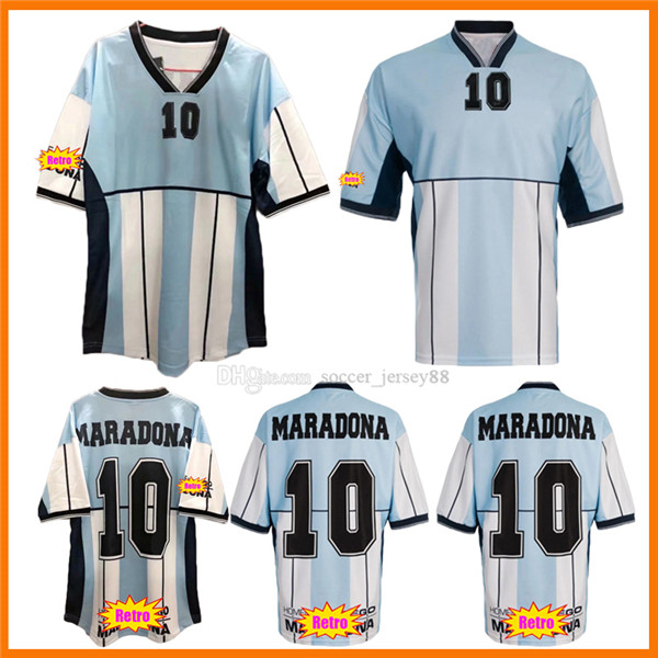 2001 Maradona Retro soccer jerseys Homage Diego Armando 01 Camiseta Argentina Partido Homenaje Vintage classic uniform Camisa de futebol football shirt
2001 Maradona Retro soccer jerseys Homage Diego Armando 01 Camiseta Argentina Partido Homenaje Vintage classic uniform Camisa de futebol football shirt