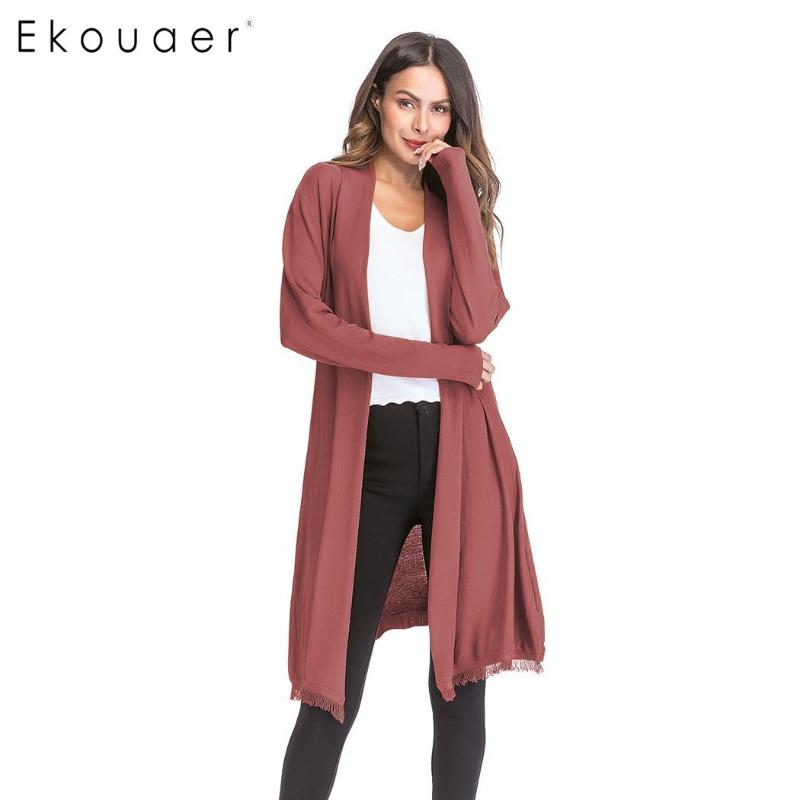 Women's Sweaters Ekouaer Women Cardigan Autumn Spring Tassel Sweater Shawl Collar Casual Long Sleeve Elegant Cardigans Knit, Wr
Women's Sweaters Ekouaer Women Cardigan Autumn Spring Tassel Sweater Shawl Collar Casual Long Sleeve Elegant Cardigans Knit, Wr