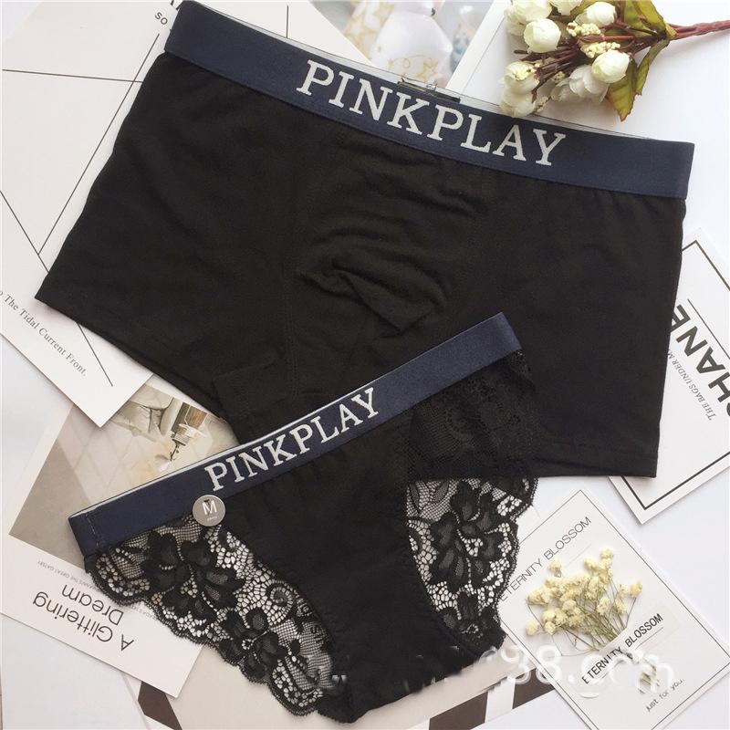 Women's Panties Style Men's Women Underwear Sexy Lace Low Waist Pure Color Briefs Male Comfort Boxers Fashion Lovers, Black;pink
Women's Panties Style Men's Women Underwear Sexy Lace Low Waist Pure Color Briefs Male Comfort Boxers Fashion Lovers, Black;pink